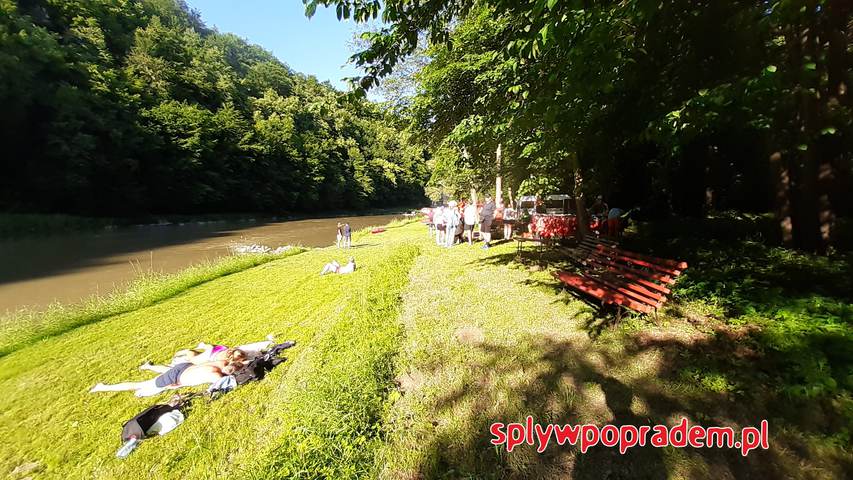 Spływ Popradem przystań Żegiestów 