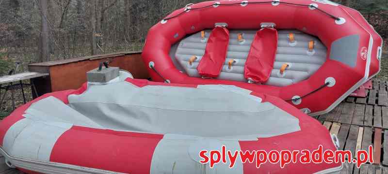 Naprawa pontonu raftingowego