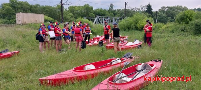 kajakowe spływy Popradem w czerwcu