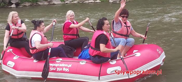 czerwcowe spływy pontonami rzeką Ppprad