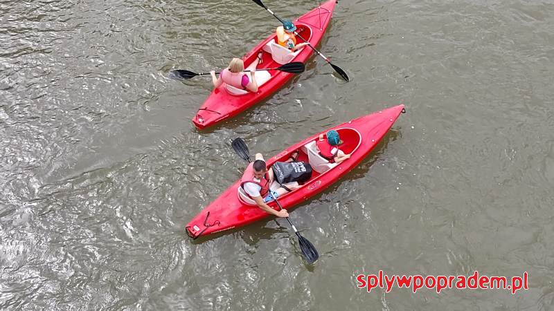 Kajaki na spływie Popradem