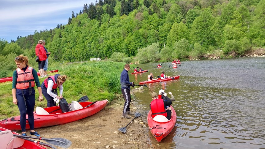 spływ Popradem w majówkę