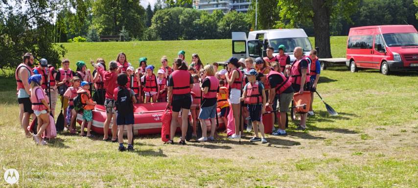 splyw Popradem obozy kolonie