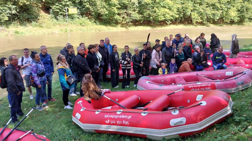 spływ Popradem zakończenie sezonu 2024