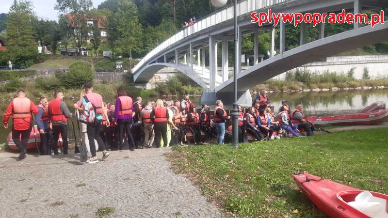 spływ Popradem trasą Piwniczna - Rytro , zdjęcie przed spływem